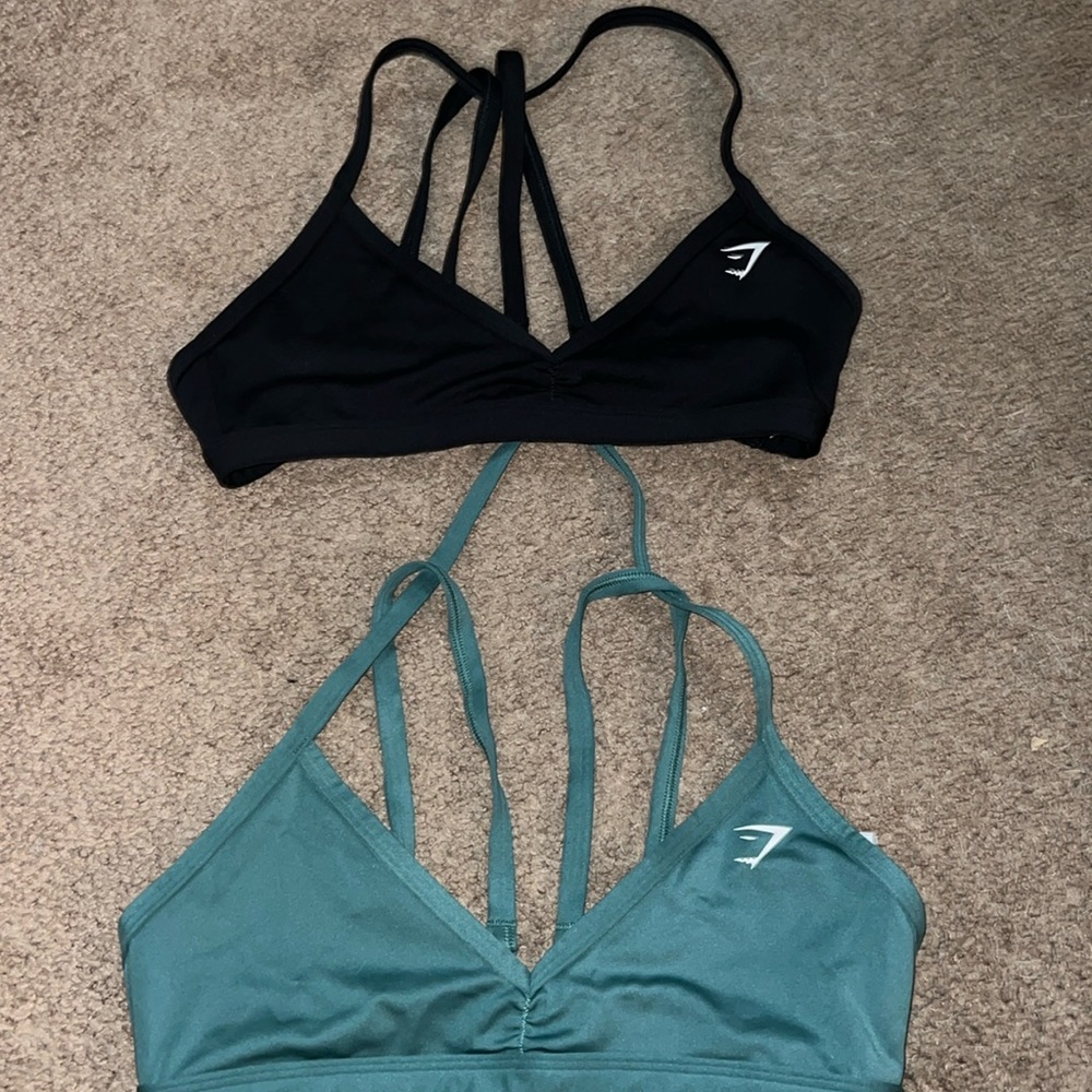 Gymshark, size small, black/green